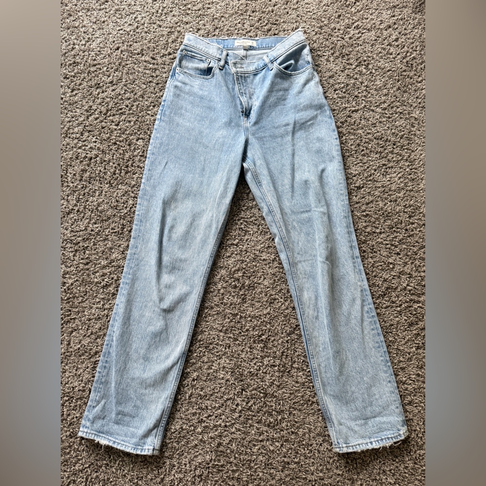Abercrombie & Fitch Ultra High Rise Denim curve love